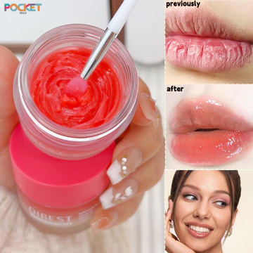 Son dưỡng môi ngủ hương vị dâu tây - Sản phẩm chăm sóc dưỡng ẩm ban đêm dưỡng ẩm phong cách Hàn Quốc