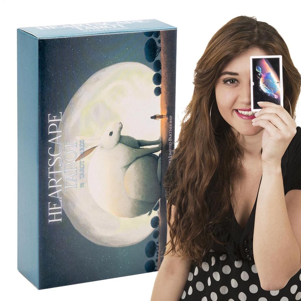 Heartscape Tarot Tiếng Anh Oracle Cards Fate Bói toán Tarot Deck Giải trí gia đình Trò chơi bảng bói toán saixit2vn