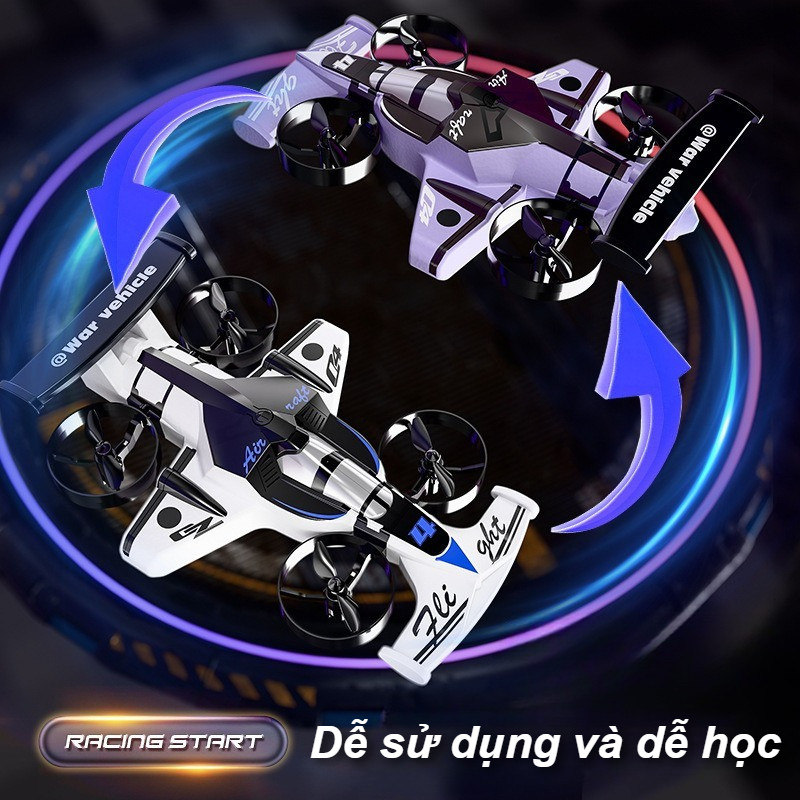 【SKISOPGO】Máy Bay Điều Khiển Từ Xa 4 Bốn Trục Đồ Chơi,Đa Năng Trên Bộ Và Trên Không,Quà Sinh Nhật Cho Trẻ Em