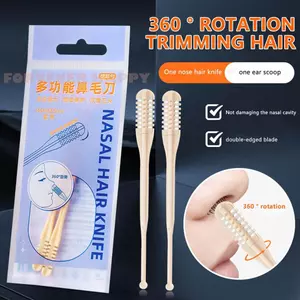 2 / 4 Dụng cụ cắt tóc mũi 2 trong 1 Công cụ tẩy tóc Nostril Thích hợp cho cả nam và nữ