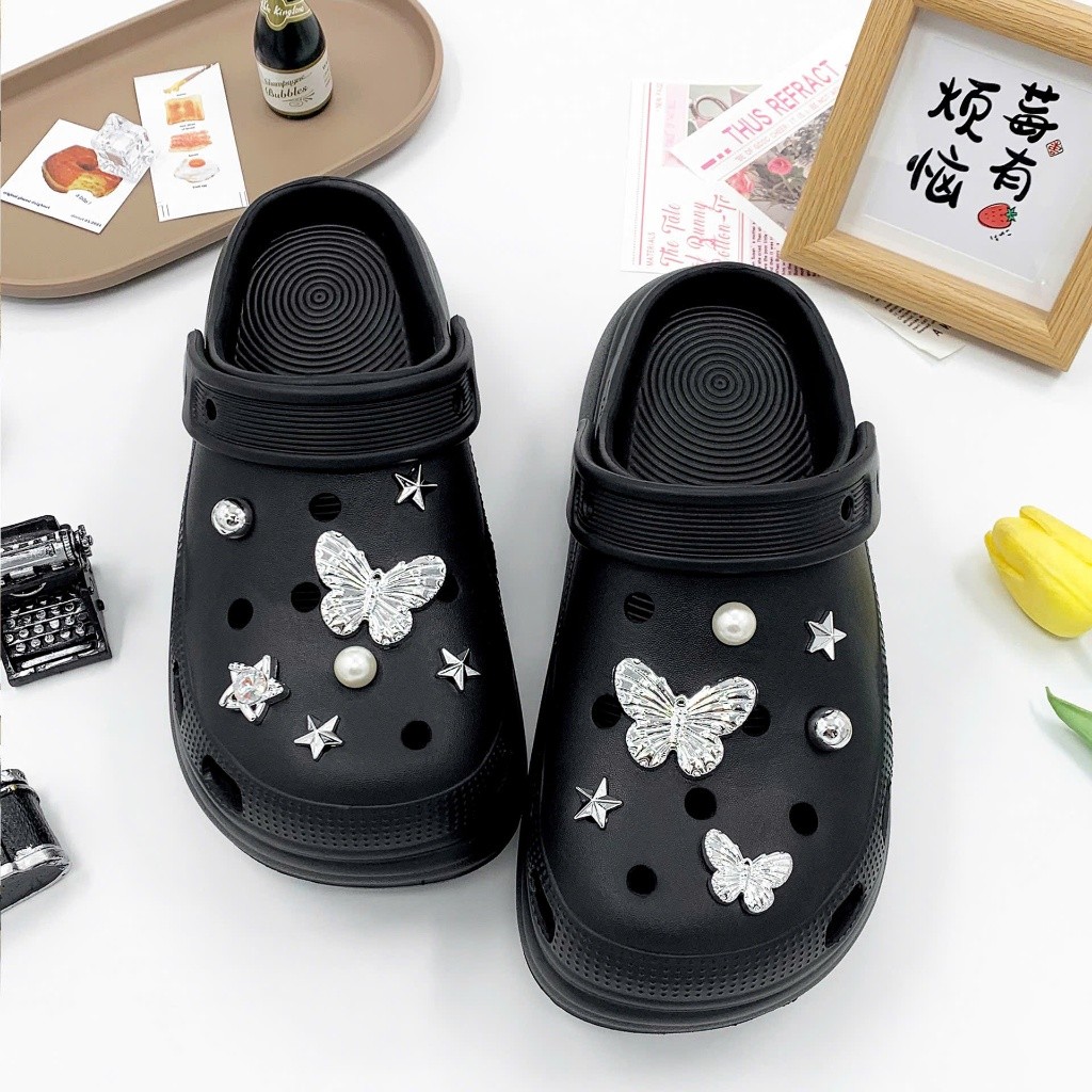 Set Charm cao cấp: Bướm ánh bạc Luxury - Silver Butterfly