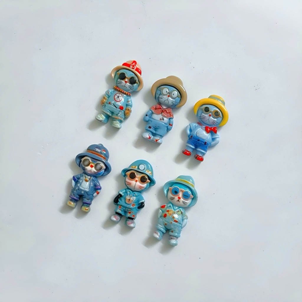 Set charm Doraemon: Biệt đồi mèo ngầu- StreetStyle cực chất