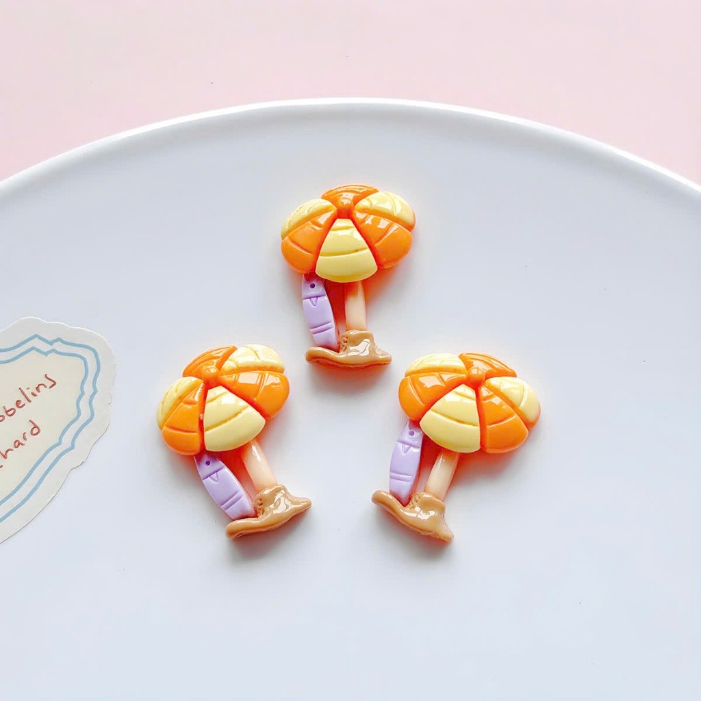 Set Charm Biển Mùa Hè Pastel Cute – Sao Biển, Vỏ Sò, Cá Heo, Dừa, Phao Bơi, Kem, Nắng – Charm Gắn Dép Dễ Thương