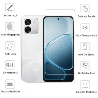 Dành Cho OPPO A6t Pro 4G A6t A6s A6i A6x A6 Pro A6c 4G 5G 2026 Full Cover Kính Cường Lực Mặt Trước Phim Bảo Vệ Màn Hình Mặt Sau Ống Kính Camera Phim Bảo Vệ