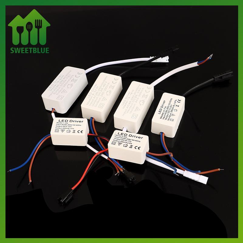 SWEET 1PC 1-3W 3-5W 4-7W 8-12W12-18W 18-24W LED Driver Light Transformer Bộ chuyển đổi nguồn điện không đổi Dải đèn LED Driver Power n