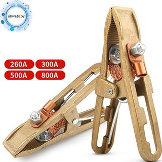 Ulovebsby 260 / 300 / 500A Kẹp hàn đồng thau hình mặt đất cho máy hàn VN