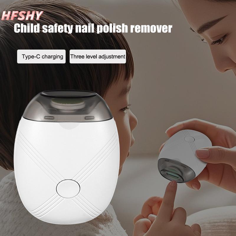 Máy cắt móng tay di động HFSHY Máy cắt móng tay bằng điện có đèn Máy cắt móng tay đánh bóng Máy cắt móng tay với 3 tốc độ có thể điều chỉnh VN