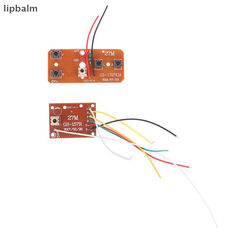 [lipbalm] Bảng điều khiển từ xa RC 4CH Bảng thu phát PCB Phụ kiện xe hơi RC có hệ thống vô tuyến ăng-ten Đẹp