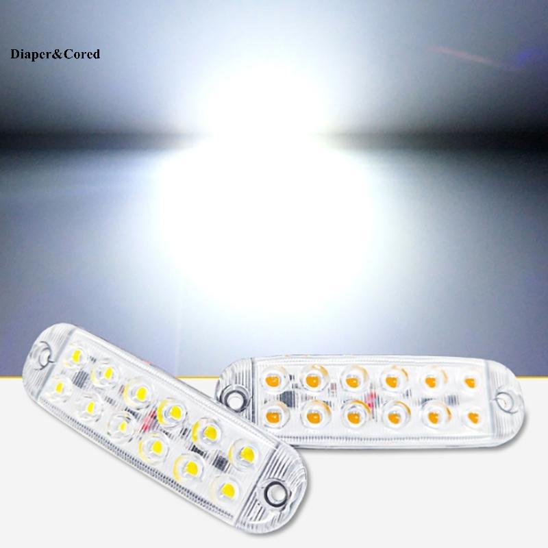 Đèn cảnh báo nhấp nháy LED DIAPER & CORED 12 cho đèn tín hiệu Tru ô tô ...
