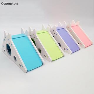 Queenten Lắp Ráp Hamster Đồ Chơi Trượt Chuột Lang Gấu Vàng Thoáng Khí Hamster Nhà QT