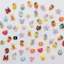 Set 12 charm màu đỏ - Charm gắn dép xinh đáng yêu- Tổng hợp 17 bộ màu Hot