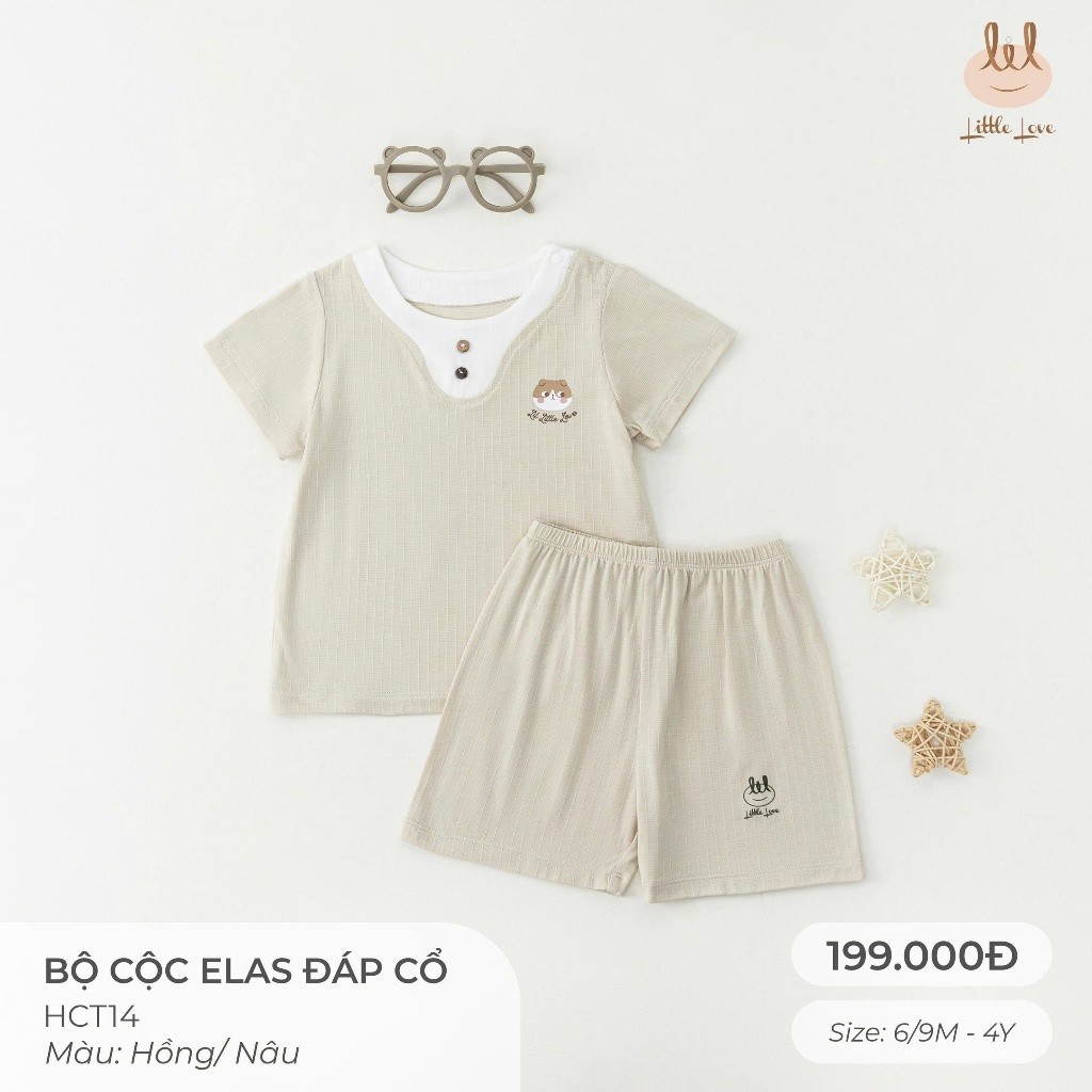 BỘ CỘC VẢI MODAL THÔNG HƠI [ SIÊU MỀM, MÁT, MỊN CO DÃN VÀ THẤM HÚT ] SZ 6M -4Y (HCT14)