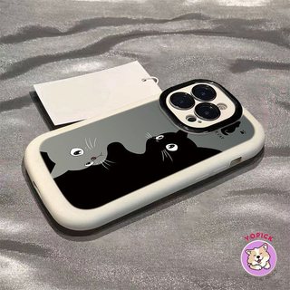 Creative Cat Phone case for IPhone17 16 15 14 13 12 11 X Xs Xr 7 8 Plus Pro Max Anti Drop Soft Back Cove JKP