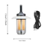 Đèn LED sạc LACYESUK, Đèn pin di động chống nước siêu sáng, Đèn treo 8 dây tóc nhẹ 5 chế độ chiếu sáng Đèn cắm trại