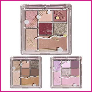 Bảng phấn mắt tự nhiên 7 màu đầy màu sắc Matte And Shimmer Pressed Eyeshadow Matte Shimmer Pressed Eyeshadow fotvn