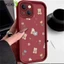 Gấu Có Thỏ Vỏ Cho OPPO A16 A16s A16E A16K A12 A12E A95 A74 A94 A93 A91 A92 A72 A52 A54 A55 A53s A31 A9 A5 2020 Vỏ Điện Thoại Hoa Hoạt Hình Bảo Vệ Chống Rơi Vỏ Mềm