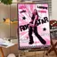 Avril Lavigne Singer HD Canvas Chống Thấm Nước Nghệ Thuật Poster Không Khung Thẩm Mỹ Trang Trí Tường Cho Gia Đình Phòng Khách Phòng Ngủ Thanh