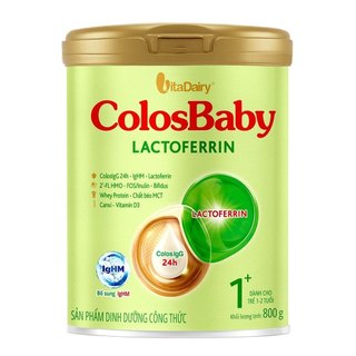 Sữa Bột Công Thức COLOSBABY LACTOFERRIN Lon 800g và 400g