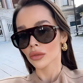 Kính râm gọng lớn cổ điển dành cho nam nữ với kính cá tính phi công độc đáo