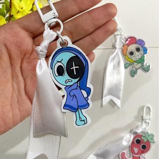 Dandy's World Bag Charm Keychain Yatta Astro Bassie Poppy Bobbete Cosmo Dyle Ginger Gourdy Pebble Shelly Sprout Tisha