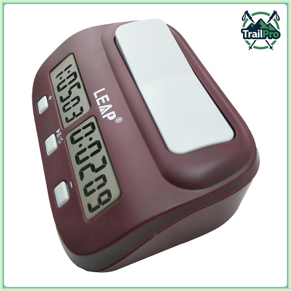 TrailPro Đồng hồ cờ vua kỹ thuật số chuyên nghiệp Đồng hồ đếm ngược có báo thức Trò chơi trên bàn điện tử Tiền thưởng thi đấu Giải đấu tổng thể