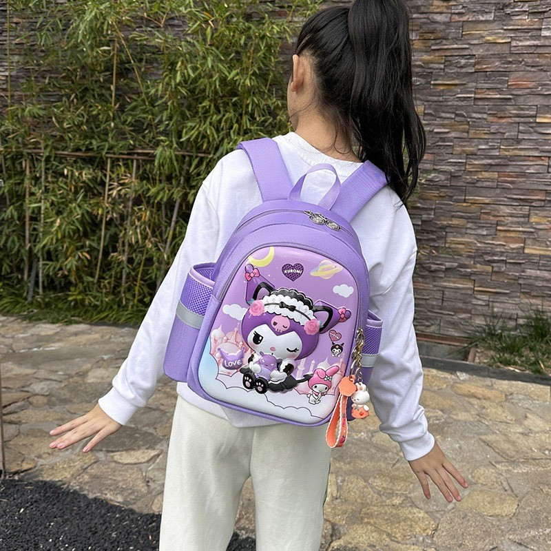Ba Lô Kuromi Trẻ Em Hoạt Hình Dễ Thương Sanrio Balo Cho Bé Đi Học Dung Tích Lớn  Nhẹ Chống Thấm Nước