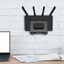 Giá treo tường linh hoạt Niki cho Modem bộ định tuyến với khe cắm đôi và thiết kế tiết kiệm không gian