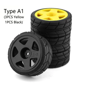4 Loại RC Rally Xe Nhựa Bánh Xe Vành Cao Su Lốp Cho 1 / 10 Mẫu Xe HPI Tamiya Kyosho WRC Vuốt 43 Ken Block Fiesta XV01 TT02