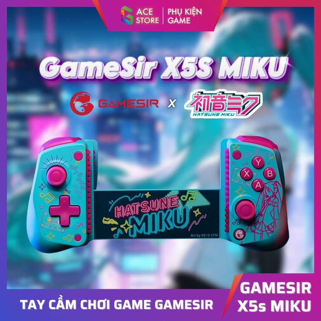 Tay cầm GameSir X5s Hatsune Miku
