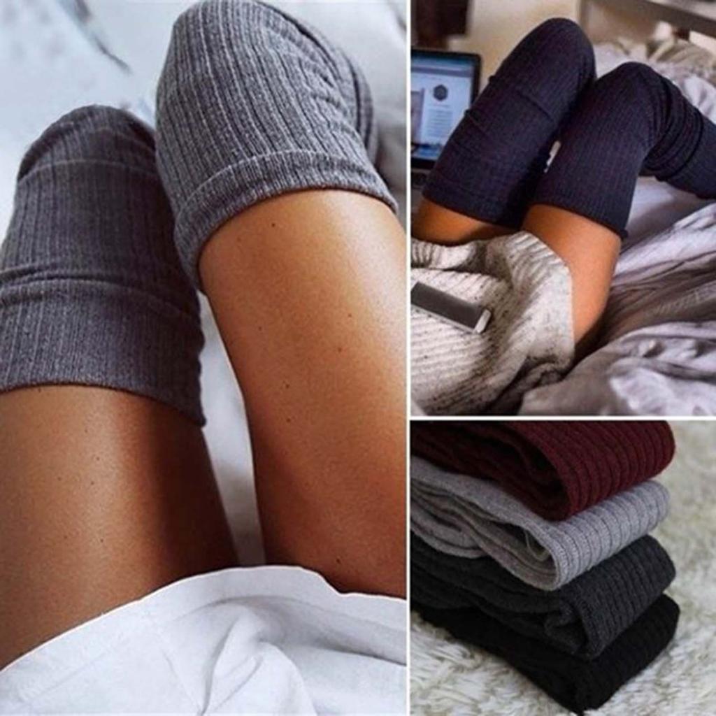 Vớ cao Opaque trên đầu gối, phù hợp váy mini & quần short
