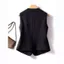 Áo Vest Classic Không Tay Màu Đen Cho Phụ Nữ Thu Đông