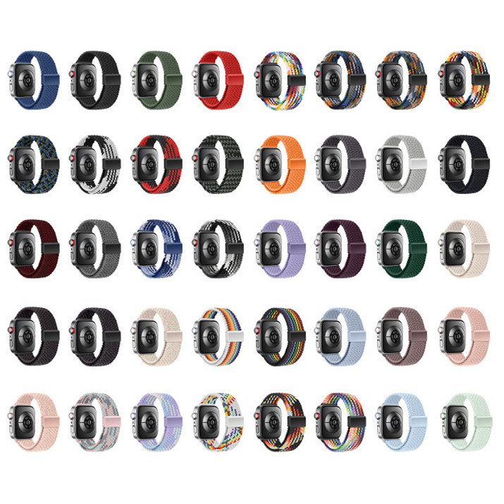 Dây đeo bện Nylon cho Huawei Watch, vòng tay thoải mái, có thể điều chỉnh từ tính, tương thích Fit 5/5 Pro/4 Pro/4/3
