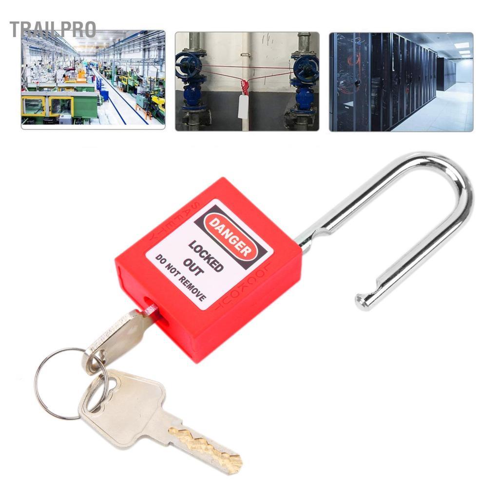 TrailPro Ổ khóa an toàn cách nhiệt TrailPro 38mm Loto được thiết kế cho sản xuất máy móc và thiết bị hạng nặng (Vàng)