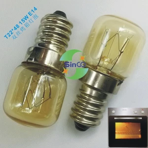 Đèn lò nướng SINCO T22 15W25W Chịu nhiệt độ cao Lò nướng 300 độ Lò vi sóng Bóng đèn muối E14 Vít nhỏ26031610