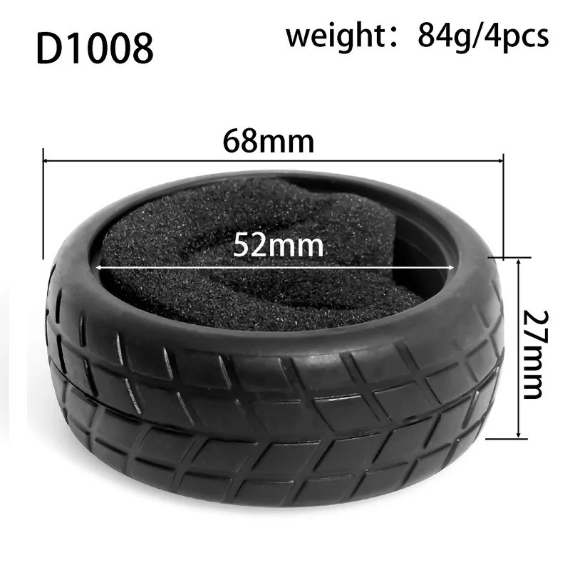 4 1 / 10 RC Trên Đường Địa Hình Trôi Lưu Diễn Xe Cao Su Lốp Bánh Xe Lốp Xe Cho Sakura Traxxas HSP Tamiya HPI Kyosho RedCat Himoto