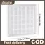 Doutie 36 / 64 / 100 Lưới Nhỏ Đậu Vàng Hộp Bảo Quản Acrylic Vàng Chuyển Mặt Dây Chuyền Ngăn Hộp Bộ Sưu Tập Chống Oxy Hóa Hộp Trưng Bày Vỏ sò Từ Tính VN