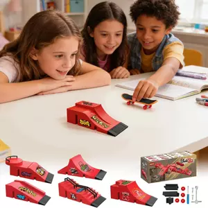 Mini Ngón Tay Ván Trượt Ramp Set Ngón Tay Skate Park Kit Ngón Tay Huấn Luyện Đồ Chơi Dành Cho Người Lớn Trẻ Em Nam Nữ sonlekvn