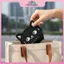 MYPANDA Hoạt Hình Dễ Thương Mèo Túi Đựng Tiền Xu Tai Nghe Di Động Túi Bảo Quản Túi Vuông Nhỏ Đổi Tiền Túi Móc Khóa Mặt Dây Chuyền.