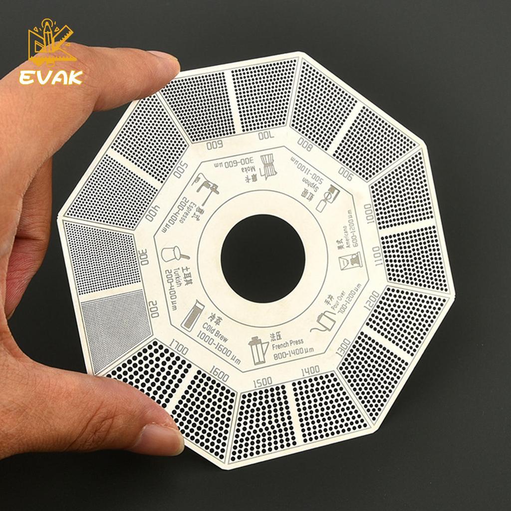 Thẻ tham khảo kích thước xay cà phê Alittlesetrtu - Bột mài Thinessparison Cân VN