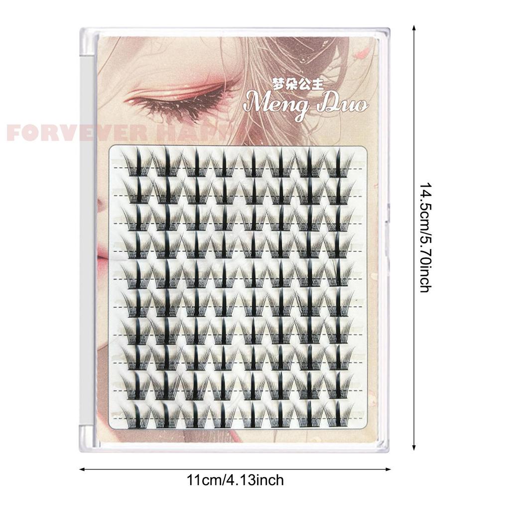 Lông mi giả màu đen Anime 11-13mm - Hình dạng cong tự nhiên cho Cosplay ngày đêm