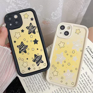 Ốp Lưng Cho Samsung Galaxy S26 S25 S24 S23 S22 S21 S20 Plus Ultra FE A04S A03S A02 M02 A12 M12 M32 A20 A30 A50S A30S Thiết Kế Mắt Thiên Thần Chống Rơi Họa Tiết Ngôi Sao JGS346