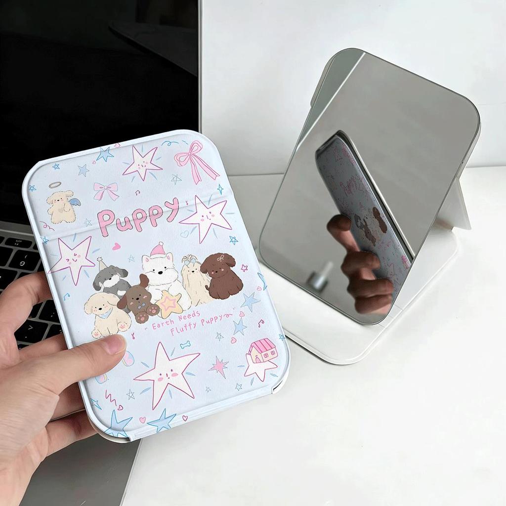 Chú chó mơ mộng Gương Trang Điểm Gập Đa Năng, Phù Hợp Dùng Văn Phòng  Du Lịch