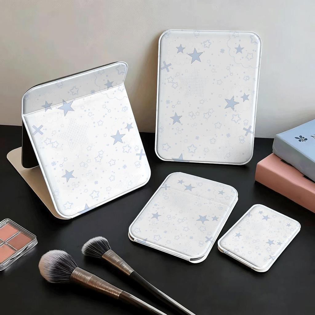 Xanh lá cây nhạtcolor Gương Trang Điểm Gập Đa Năng, Phù Hợp Dùng Văn Phòng  Du Lịch