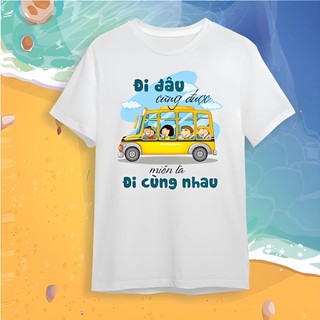 Áo thun nhóm team building (8 MẪU) đồng phục đi biển hoạ tiết ý nghĩa, chất vải mềm, mát mẻ