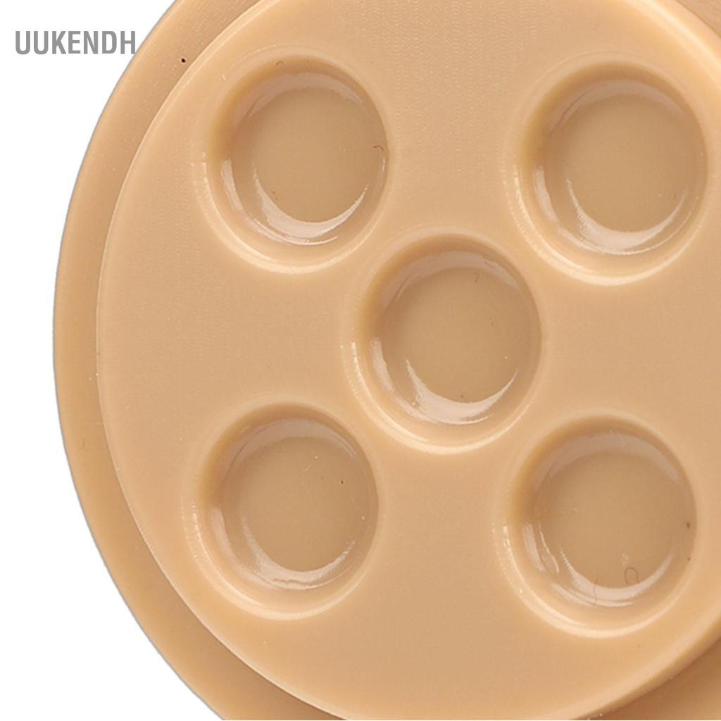 Uukendh Cốc đựng dầu đồng hồ uukenh ZJchao 5 lỗ Đế chống trượt Dụng cụ rửa chén Phụ kiện sửa chữa có nắp chống bụi để sửa chữa và bảo trì Nhựa nhẹ