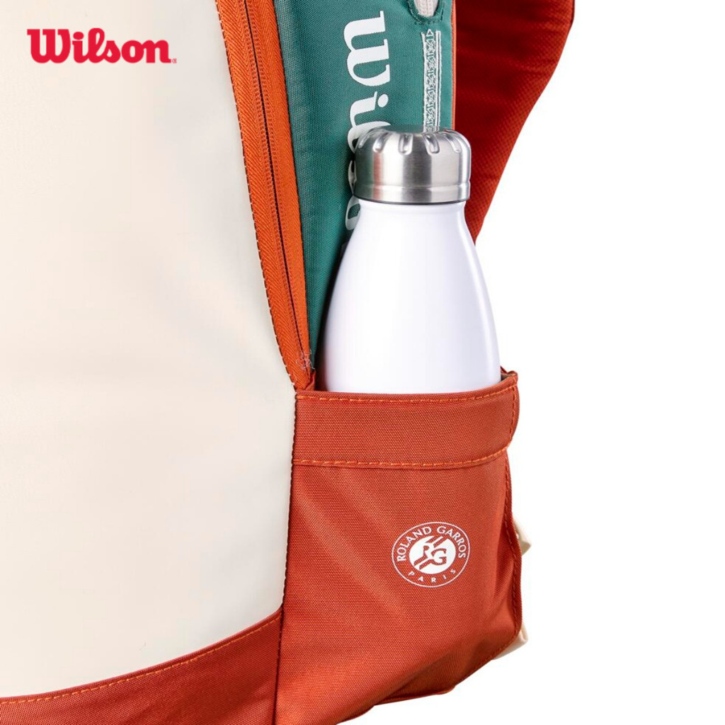 Wilson Roland Garros 2026 Tennis Backpack Balo Đựng Vợt Tennis Thể Thao WR8052601001