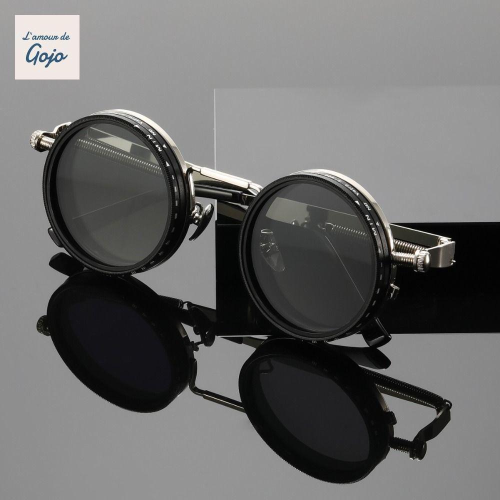 Kính râm GOJO chống tia UV, khả năng mờ đến cấp độ 9 (ND9), điều chỉnh được, thiết kế tròn thoải mái cho cả nam và nữ khi câu cá.