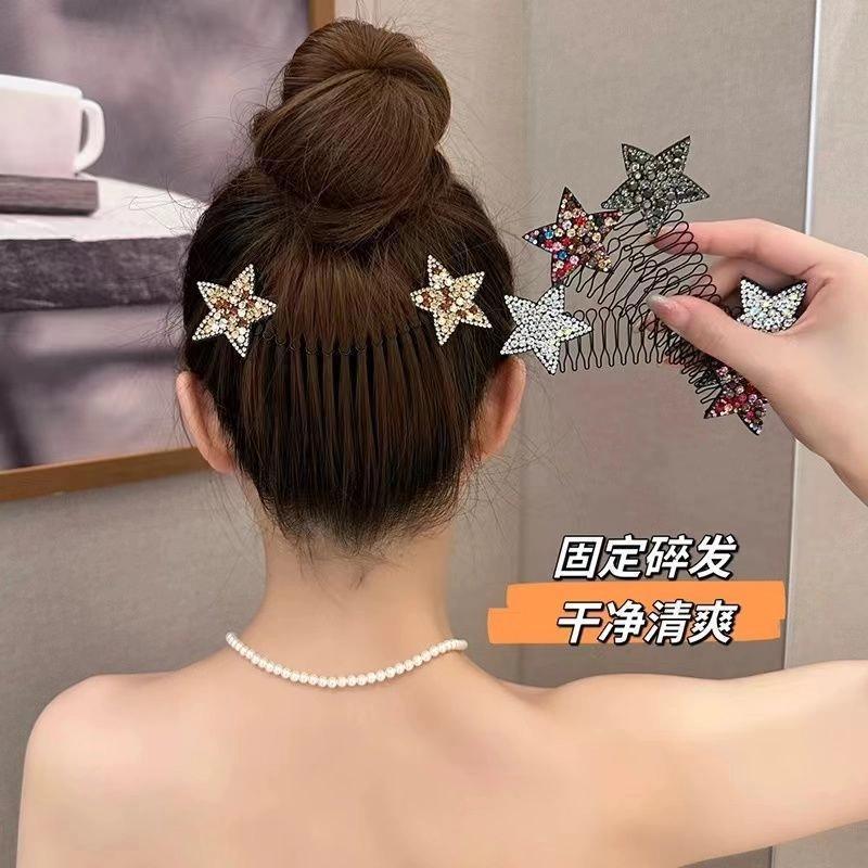 Trẻ Em Nữ Tóc Đi Lạc Flyaway Tamer Lược Vô Hình Kẹp Tóc Phụ Kiện Tóc Dụng Cụ Tạo Kiểu