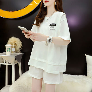 Quần Short Tay Ngắn Bộ Đồ Thể Thao Nữ 2026 Phong Cách Mới Mùa Hè Phiên Bản Hàn Quốc Rời Thời Trang Thường Ngày Bộ Đồ Hai Mảnh