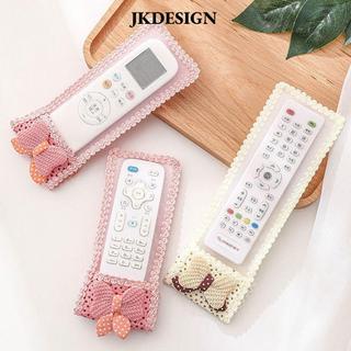 Vỏ điều khiển từ xa JKDESIGN, Vỏ ren S M L chống dầu mỡ, Phong cách nơ tiện lợi Vỏ che bụi tự dính đa năng Văn phòng tại nhà